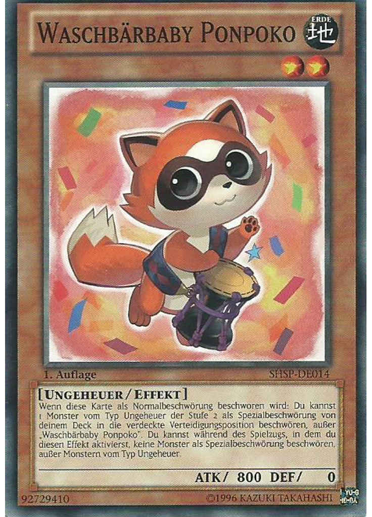 Waschbärbaby Ponpoko