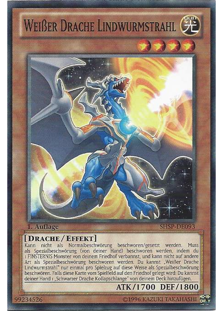 Weißer Drache Lindwurmstrahl