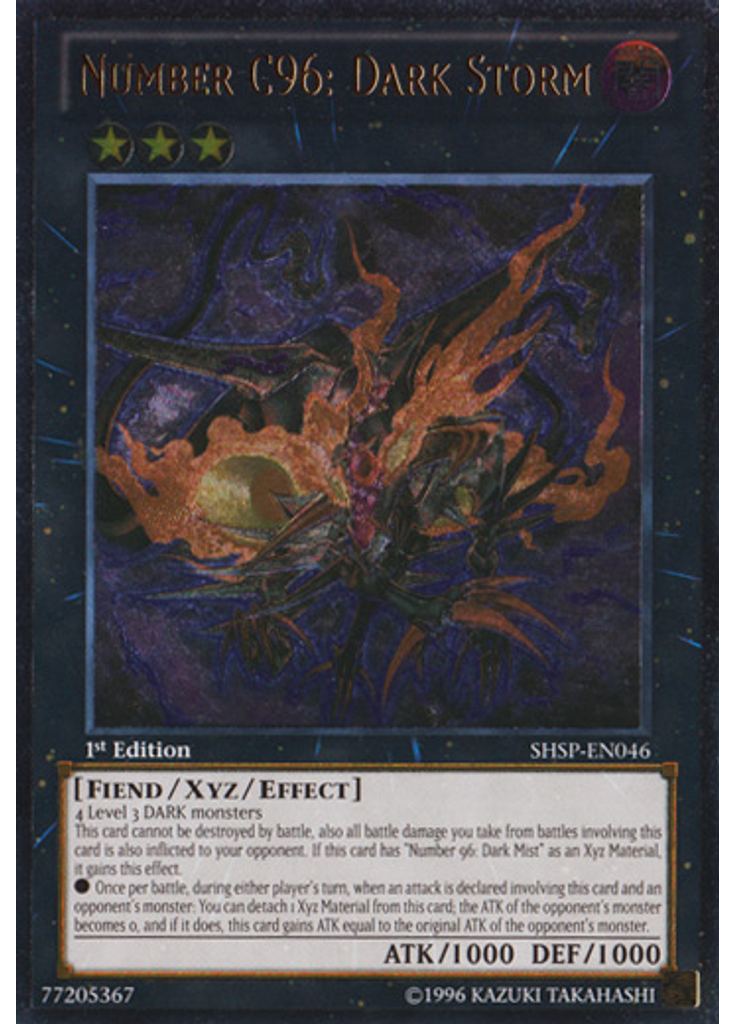 Number C96: Dark Storm (Ultimate Rare 1st Edition)