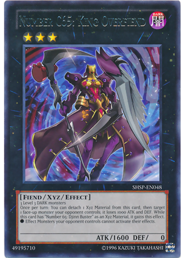 Number C65: King Overfiend (Rare Unlimited)