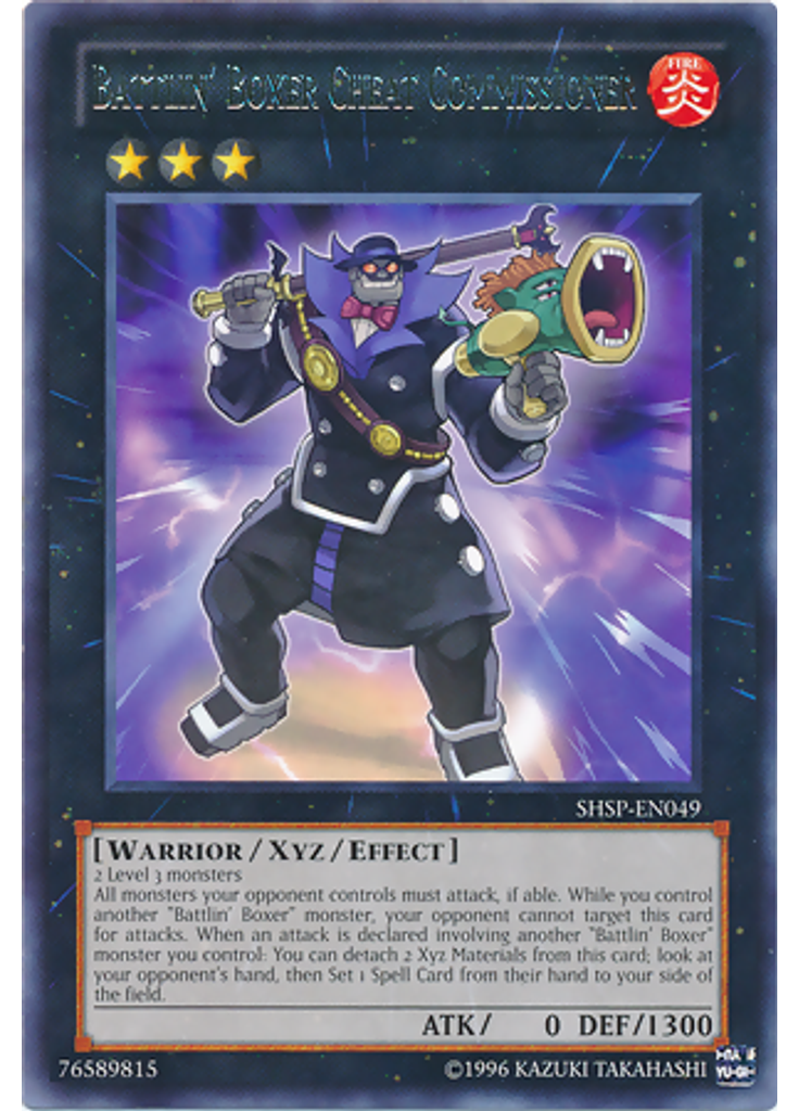 Battlin' Boxer Cheat Commissioner (Rare Unlimited)