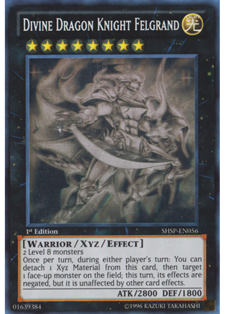 Divine Dragon Knight Felgrand (Ghost Rare 1st Edition)