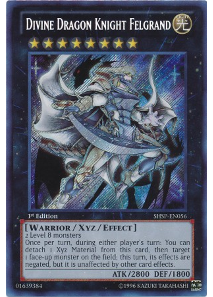 Divine Dragon Knight Felgrand (Secret Rare 1st Edition)