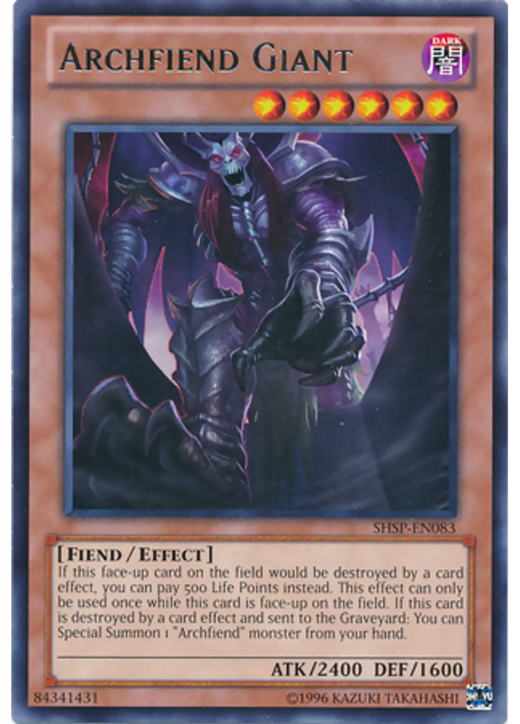 Archfiend Giant (Rare Unlimited)