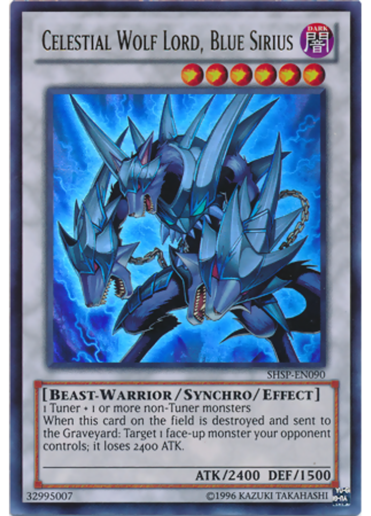 Celestial Wolf Lord, Blue Sirius (Ultra Rare Unlimited)