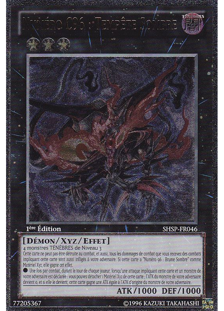Numéro C96 : Tempête Sombre (Ultimate Rare 1st Edition)