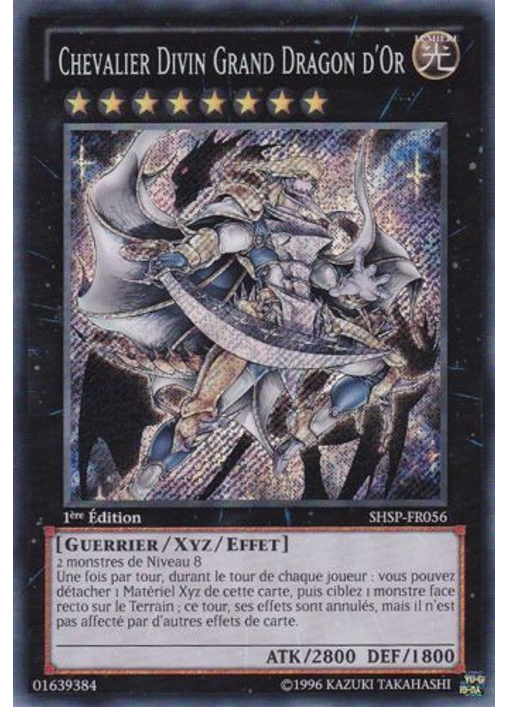 Chevalier Divin Grand Dragon d'Or (Secret Rare 1st Edition)