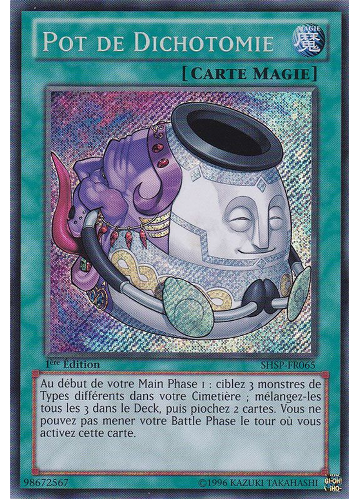 Pot de Dichotomie
