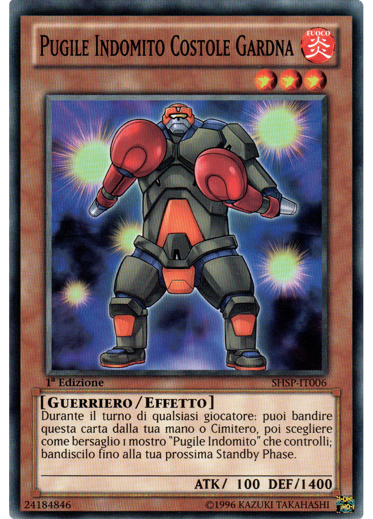 Pugile Indomito Costole Gardna