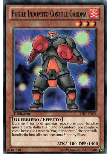 Pugile Indomito Costole Gardna