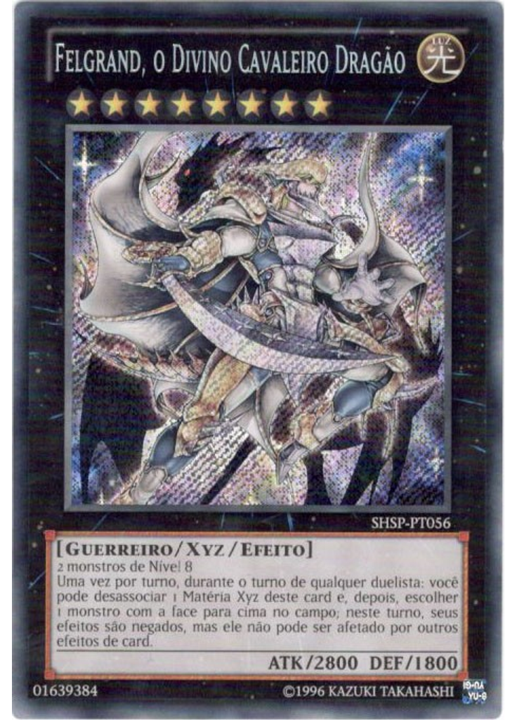 Felgrand, o Divino Cavaleiro Dragão (Secret Rare Unlimited)