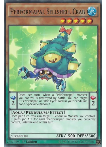 Performapal Sellshell Crab