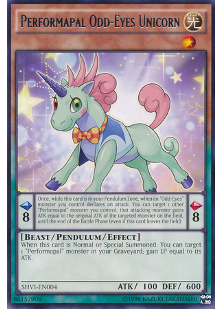 Performapal Odd-Eyes Unicorn (Rare Unlimited)