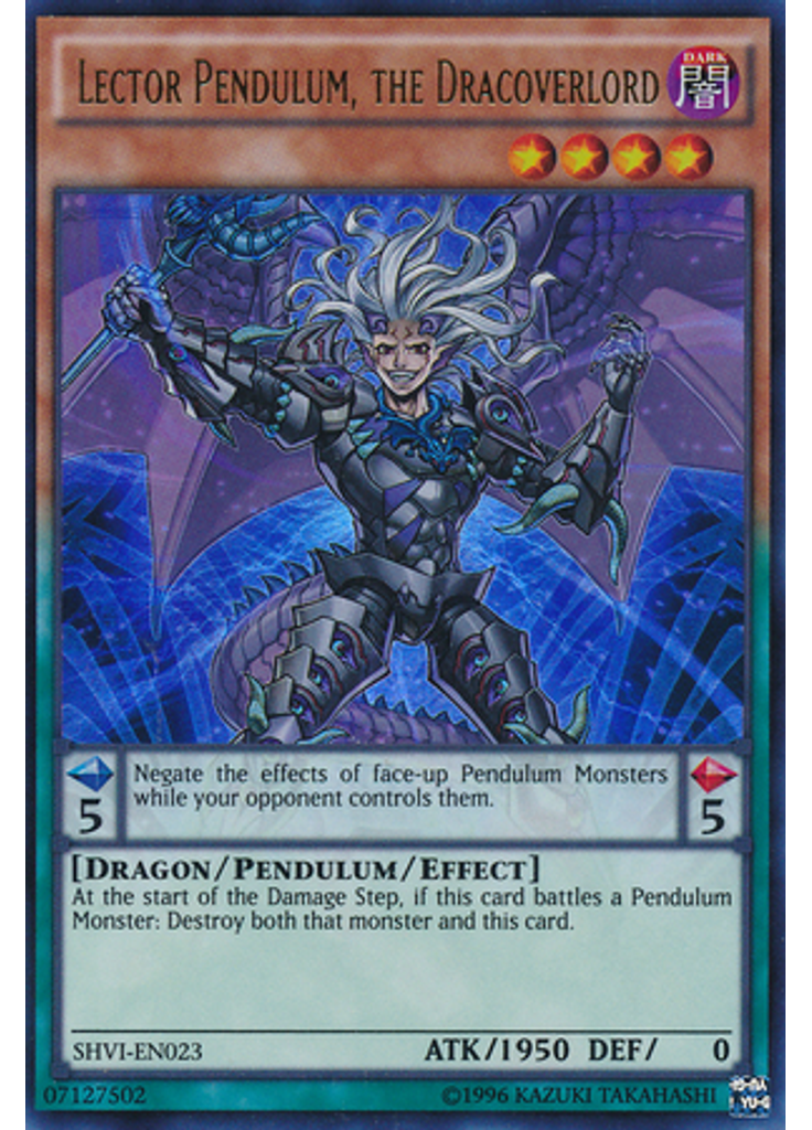 Lector Pendulum, the Dracoverlord (Ultra Rare Unlimited)