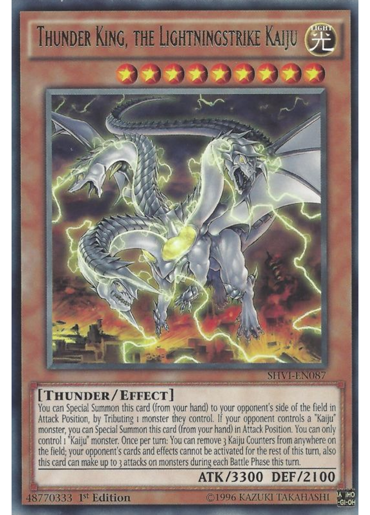 Thunder King, the Lightningstrike Kaiju