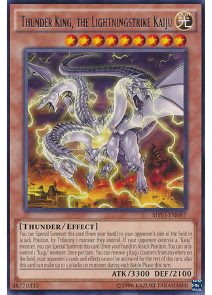 Thunder King, the Lightningstrike Kaiju (Rare Unlimited)