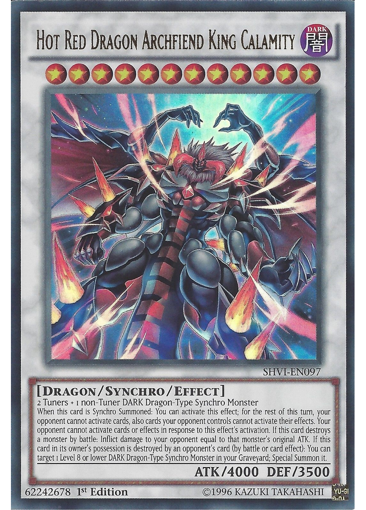 Hot Red Dragon Archfiend King Calamity