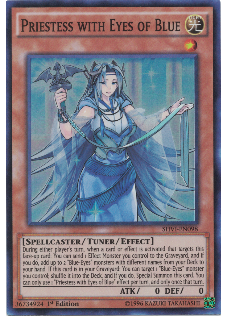 Priestess with Eyes of Blue