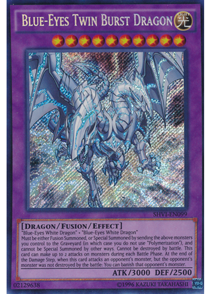 Blue-Eyes Twin Burst Dragon (Secret Rare Unlimited)