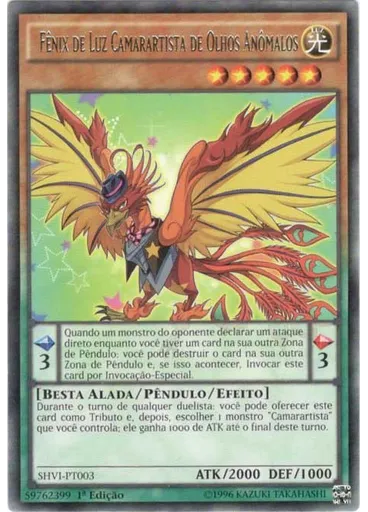 Fênix de Luz Camarartista de Olhos Anômalos