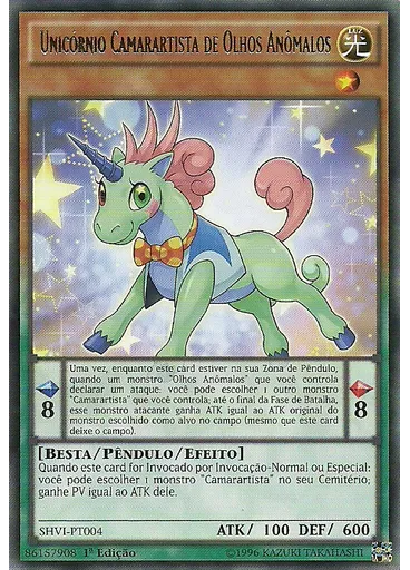 Unicórnio Camarartista de Olhos Anômalos