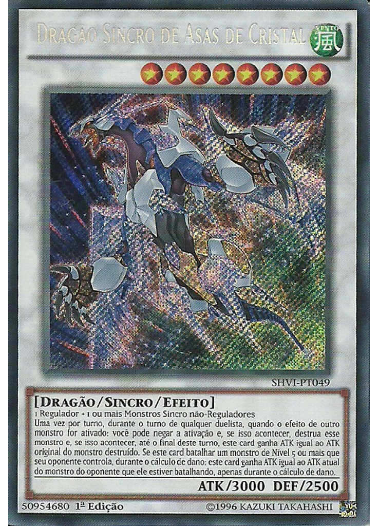 Dragão Sincro de Asas de Cristal