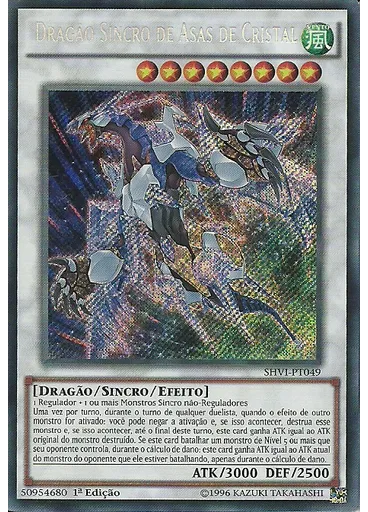 Dragão Sincro de Asas de Cristal