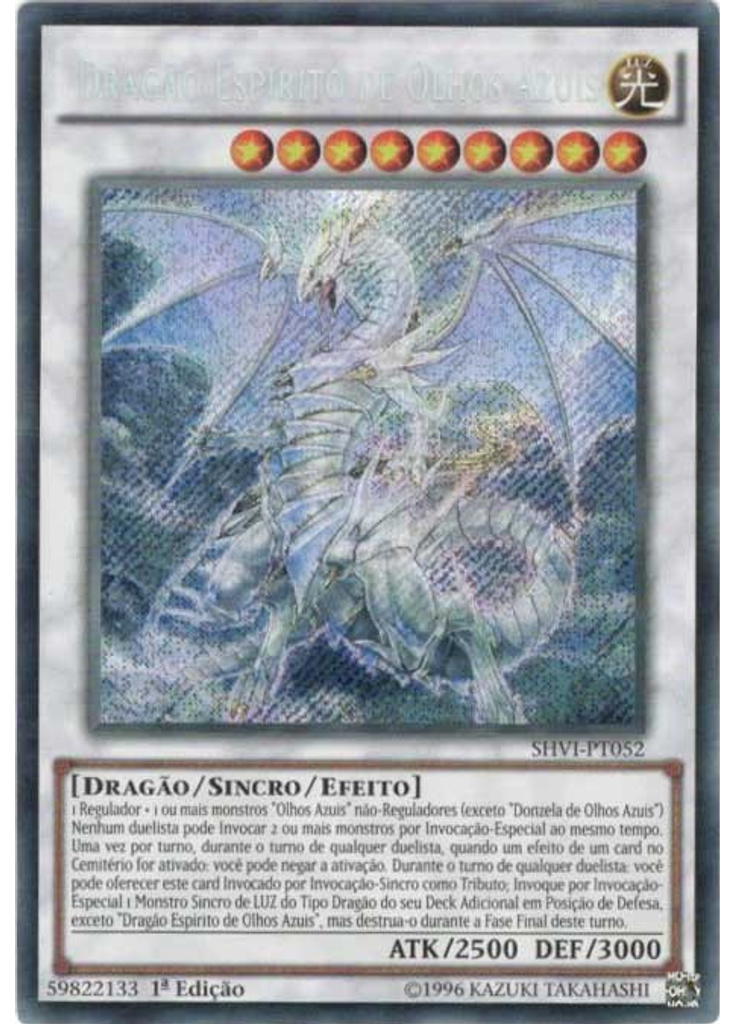 Dragão Espírito de Olhos Azuis