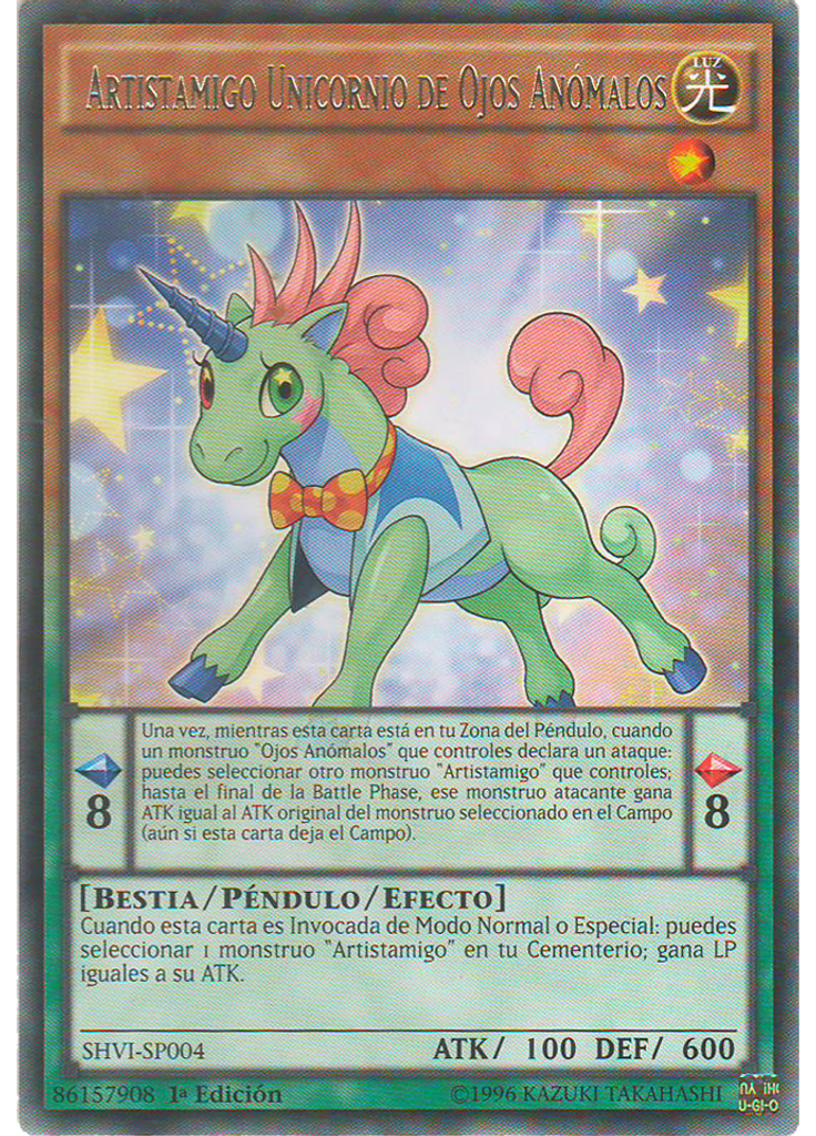 Artistamigo Unicornio de Ojos Anómalos