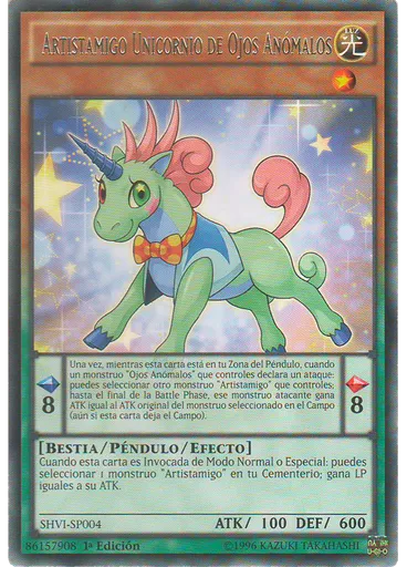 Artistamigo Unicornio de Ojos Anómalos