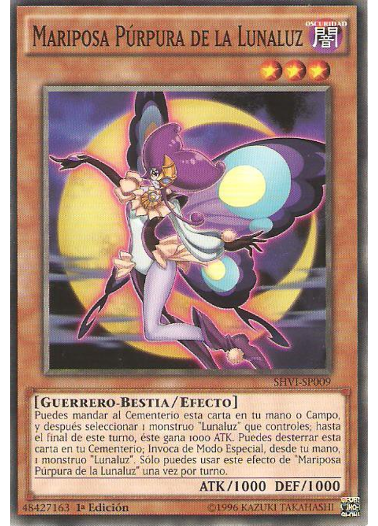 Mariposa Púrpura de la Lunaluz