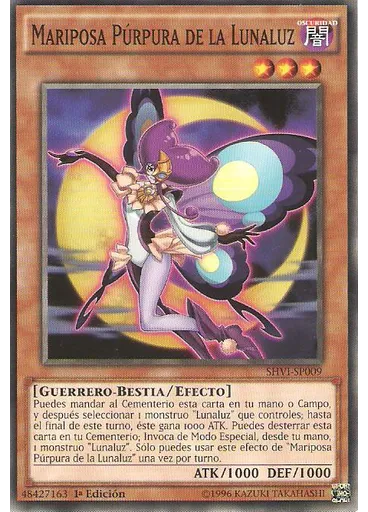 Mariposa Púrpura de la Lunaluz