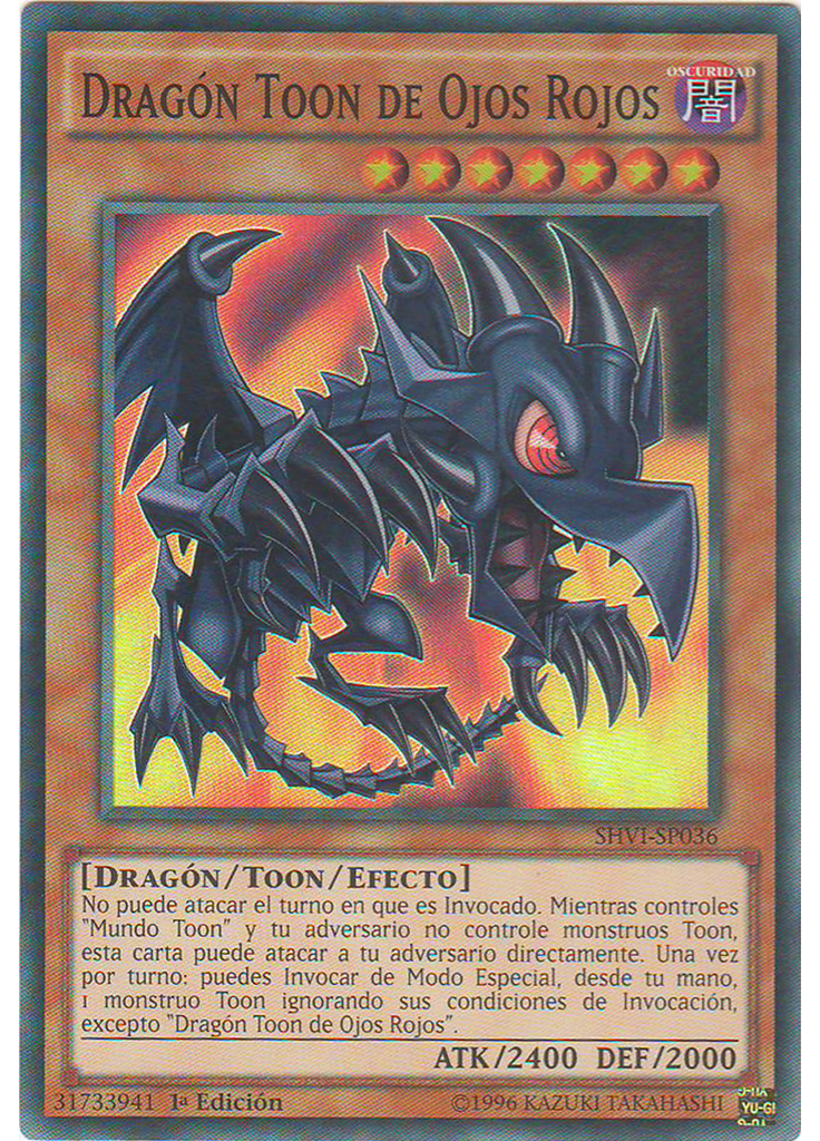 Dragón Toon de Ojos Rojos