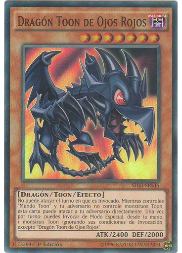 Dragón Toon de Ojos Rojos — Victorias Brillantes