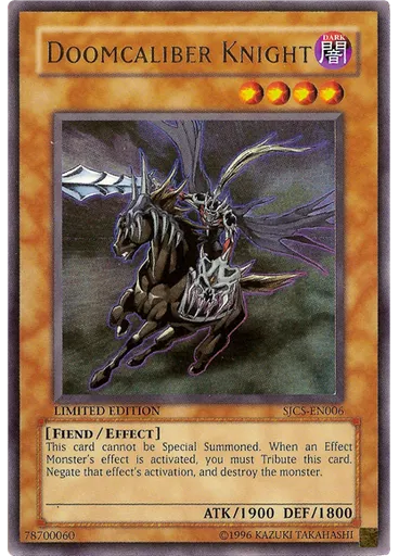Doomcaliber Knight — Shonen Jump Championship Series Prize Cards