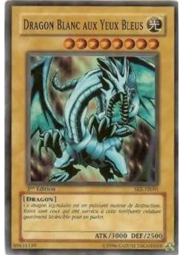 Dragon Blanc aux Yeux Bleus