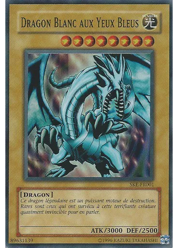 Dragon Blanc aux Yeux Bleus (Super Rare Unlimited)