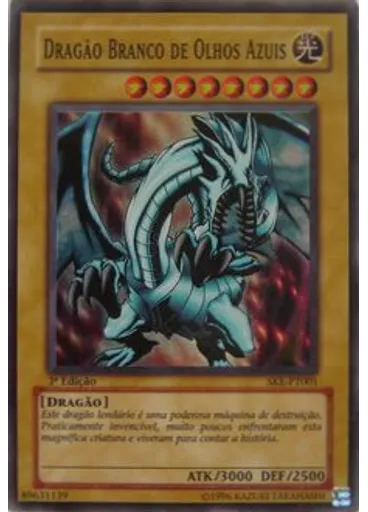 Dragão Branco de Olhos Azuis