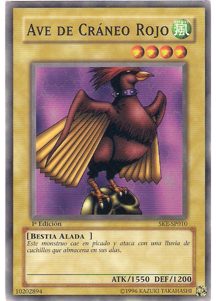 Ave de Cráneo Rojo