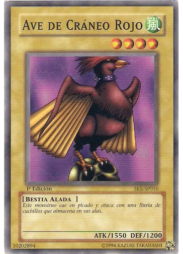Ave de Cráneo Rojo