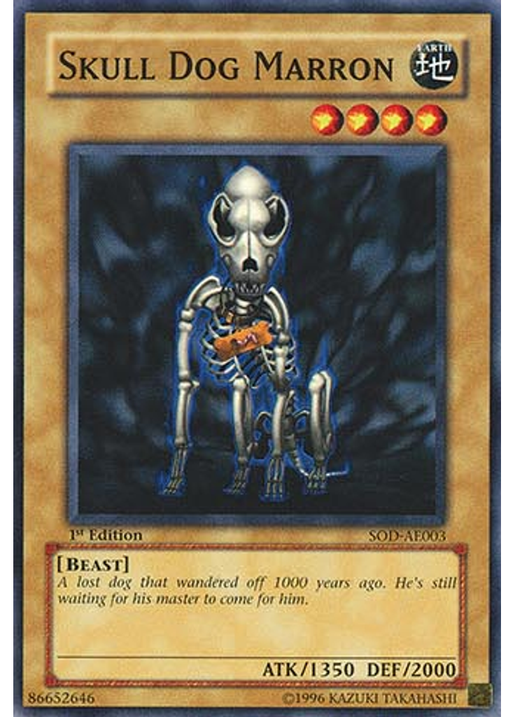 Skull Dog Marron