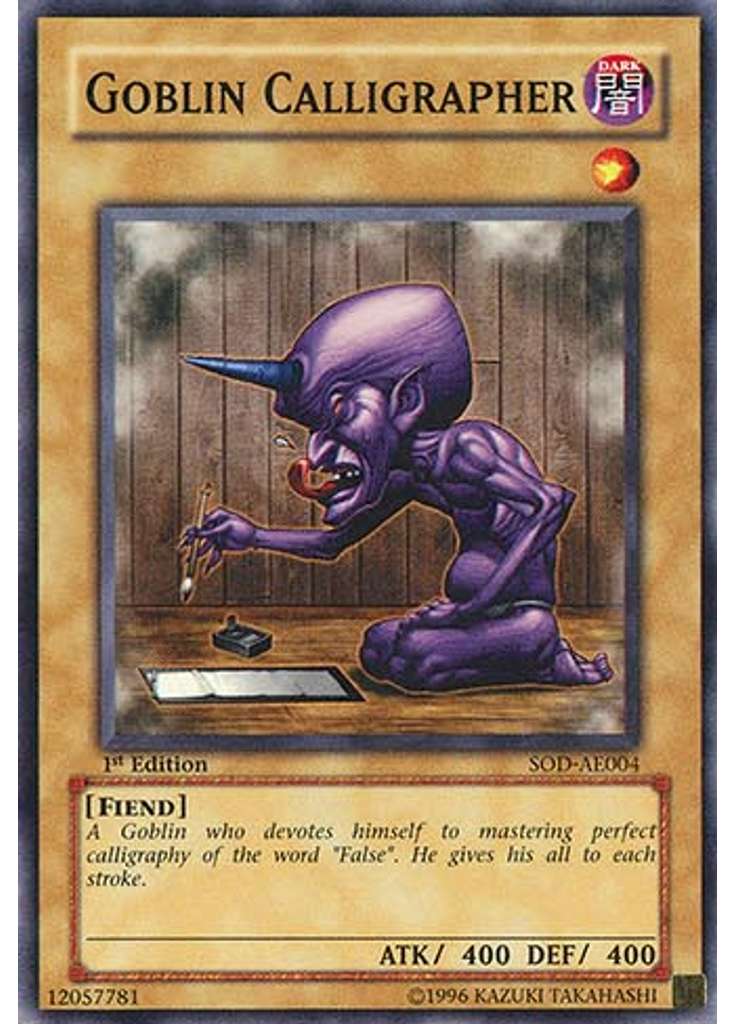 Goblin Calligrapher