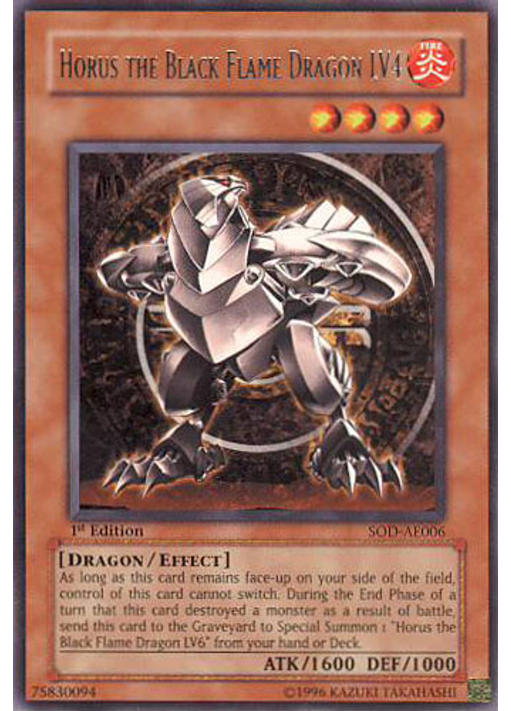 Horus the Black Flame Dragon LV4