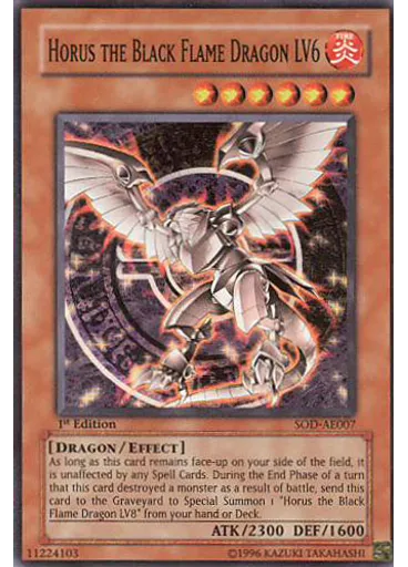 Horus the Black Flame Dragon LV6