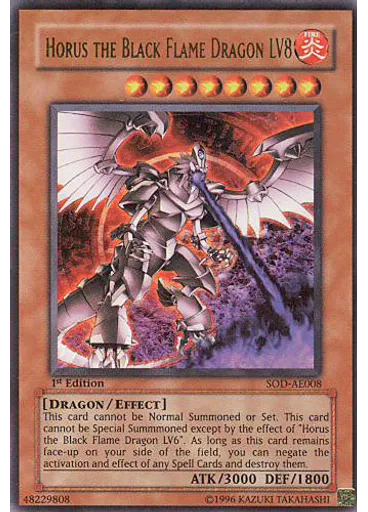 Horus the Black Flame Dragon LV8