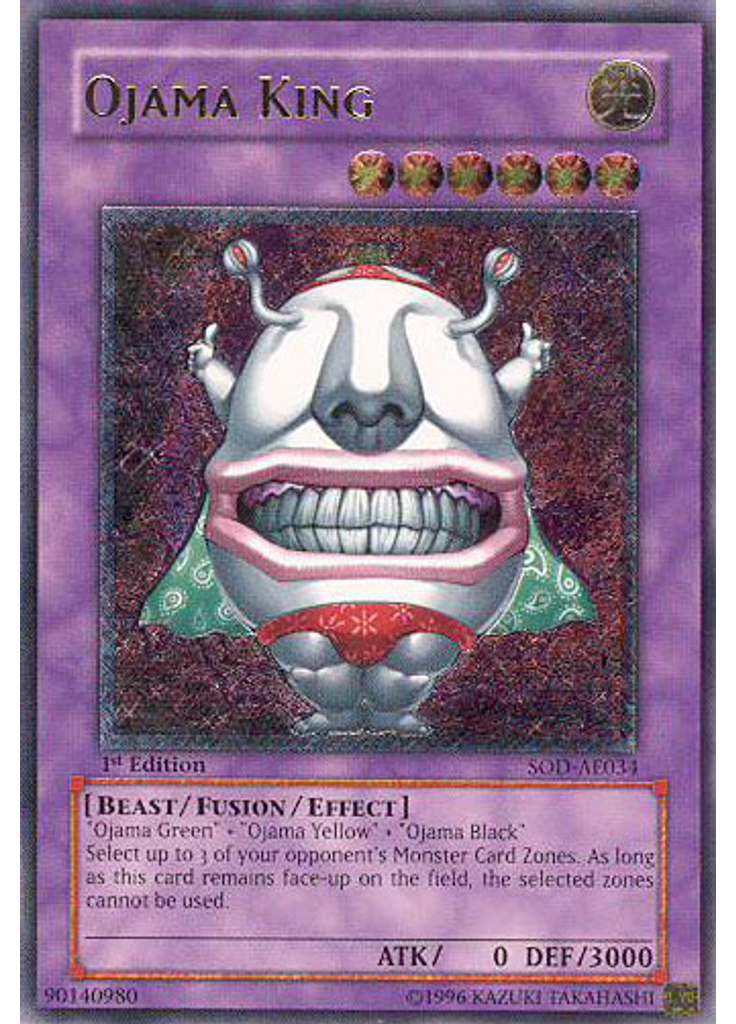 Ojama King (Ultimate Rare 1st Edition)