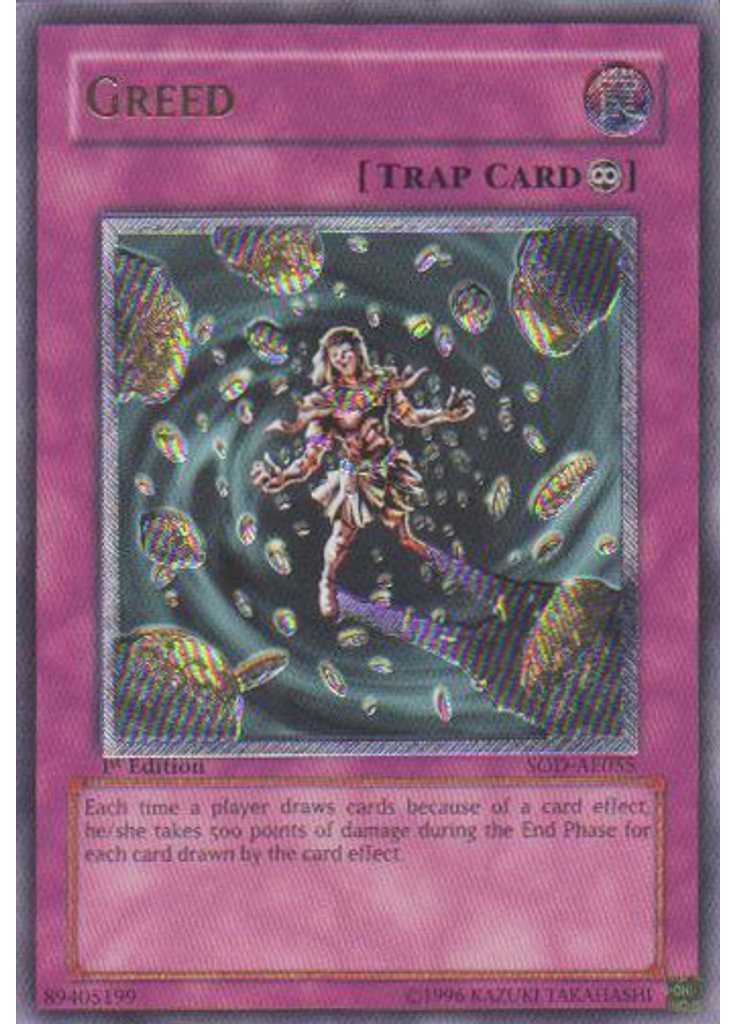 Greed (Ultimate Rare 1st Edition)