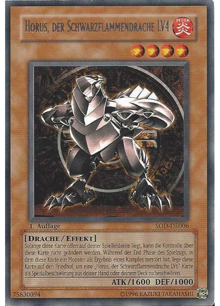 Horus, der Schwarzflammendrache LV4