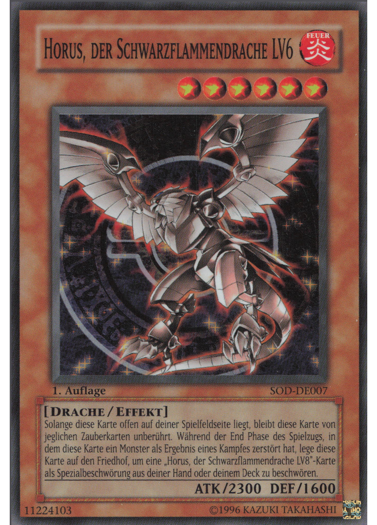 Horus, der Schwarzflammendrache LV6