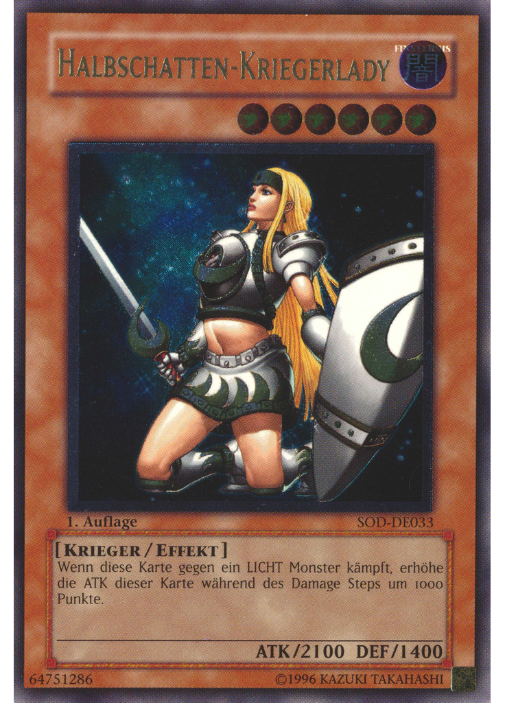 Halbschatten-Kriegerlady (Ultimate Rare 1st Edition)